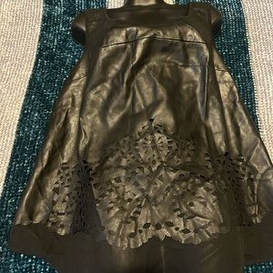 Lane Bryant Size 14/16 leather type top